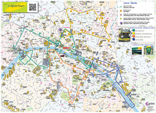 Karte die stadtrundfahrt, stadtrundfahrten, bustour, bustouren mit dem Bus